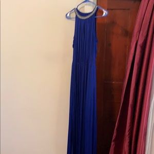 Long Deep Blue Dress